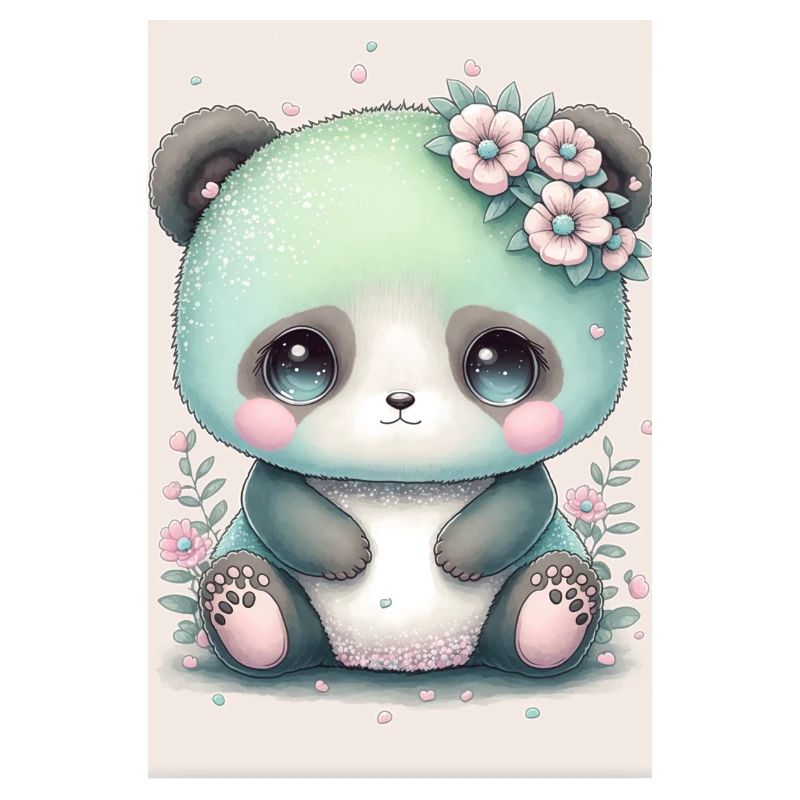 Bébé panda princesse