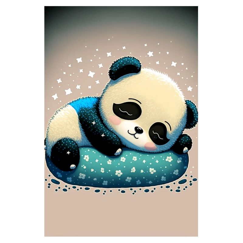 Bébé panda dodo