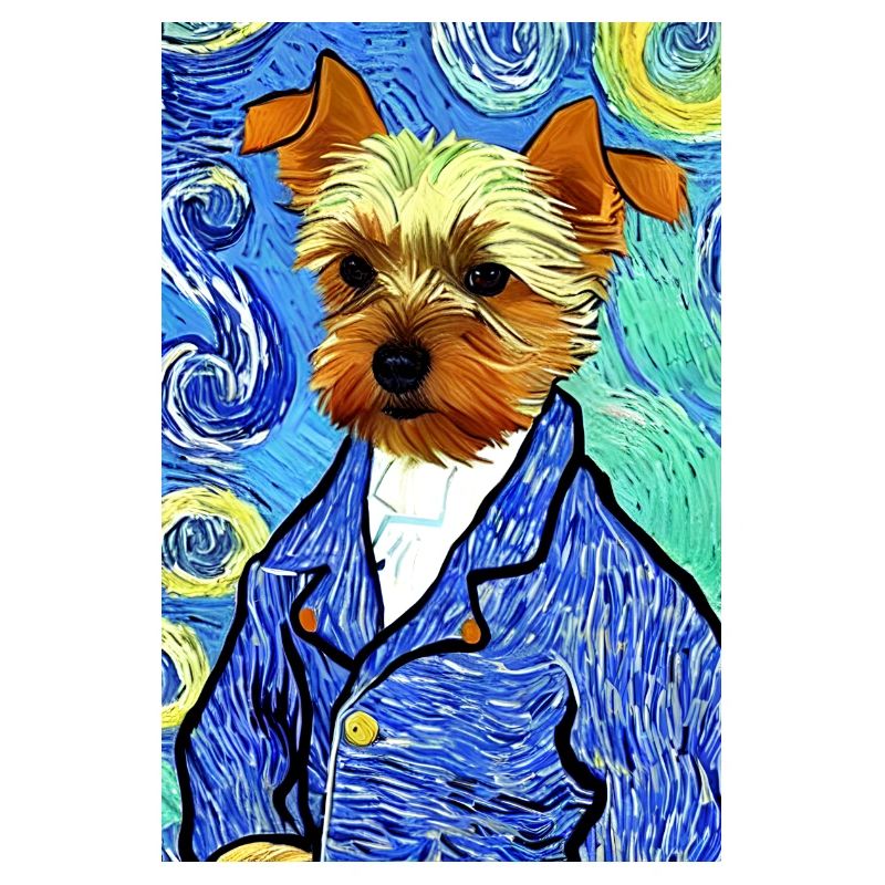 Yorkshire Terrier Van Gogh Style | Terrier lovers