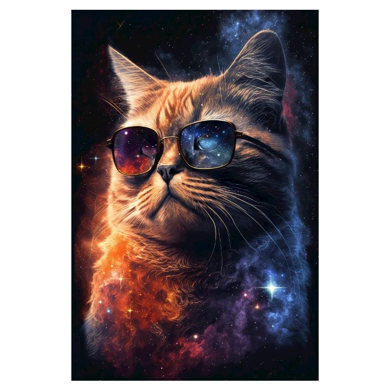 Cat Space Galaxy Space Cool Sunglasses
