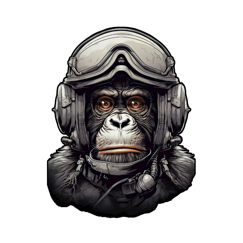Pilot Monkey Digital Art