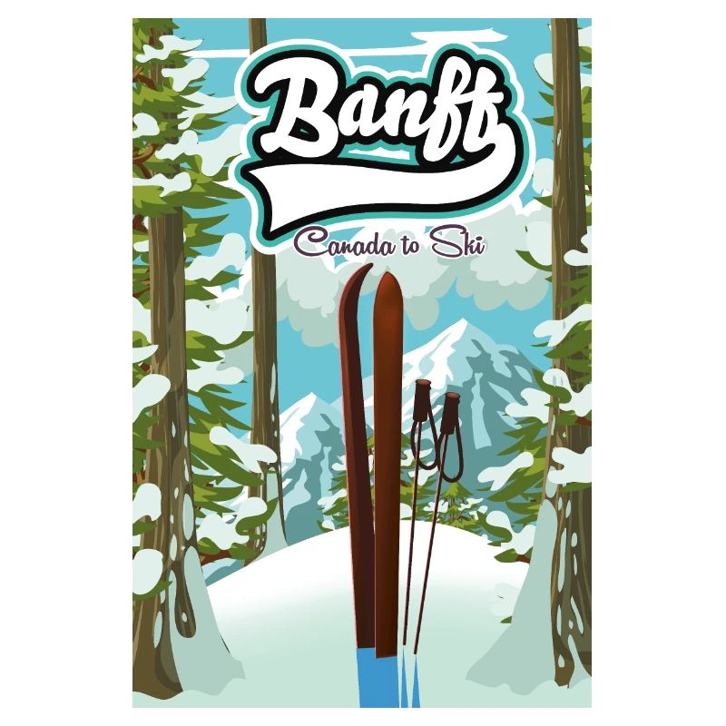 Affiche de voyage Banff Canada