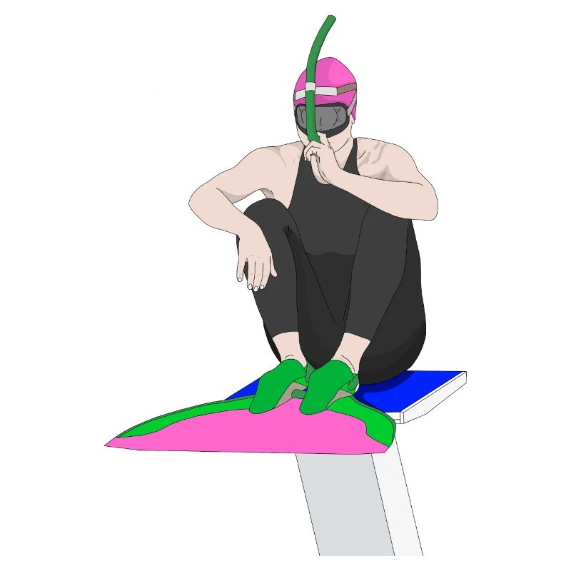 Flossenschwimmen
