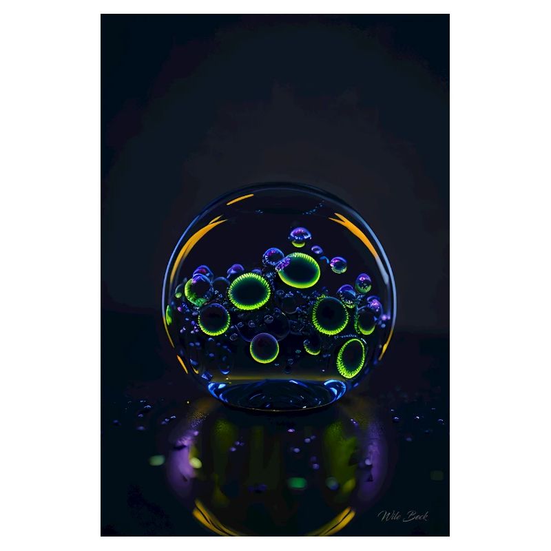 Bubbles in a bubble neon 1