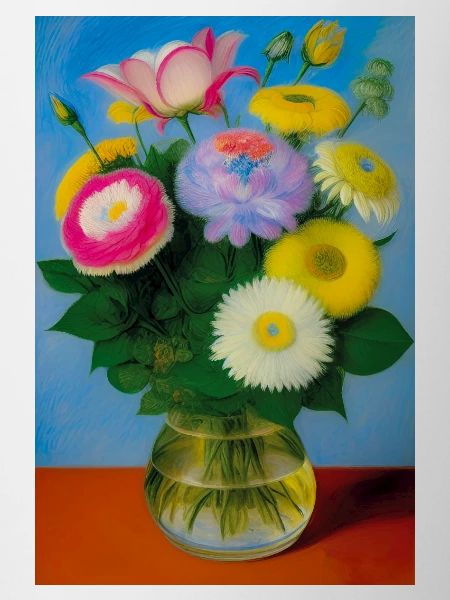 Fleurs dans un vase