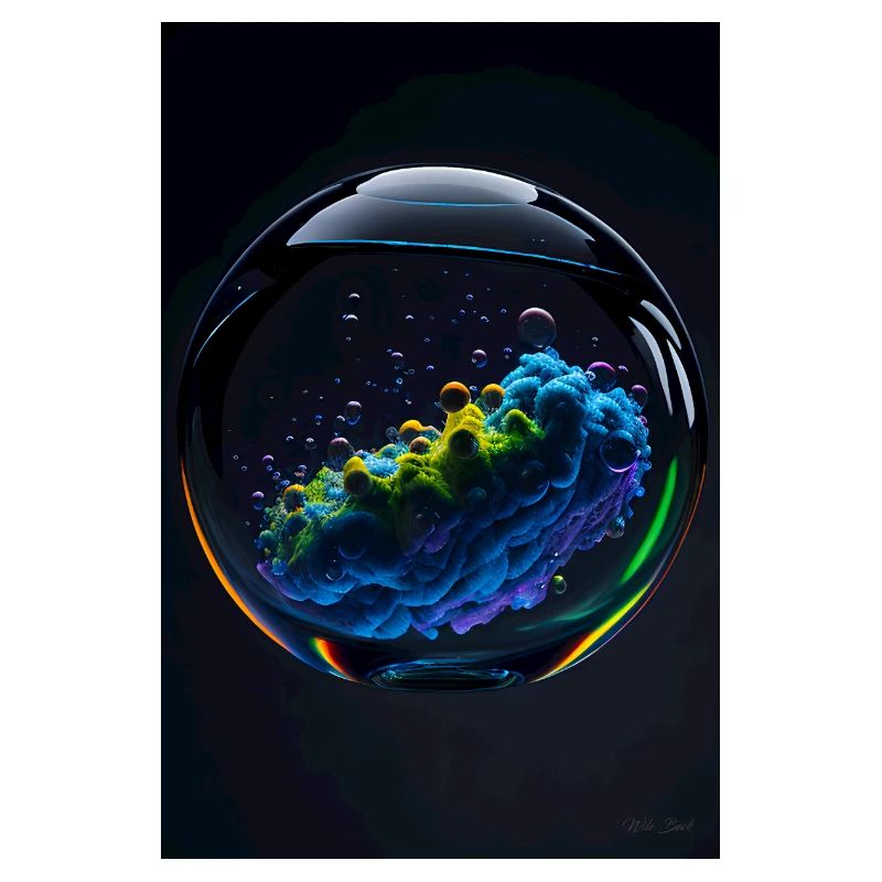 Clouds in a bubble rainbow 2