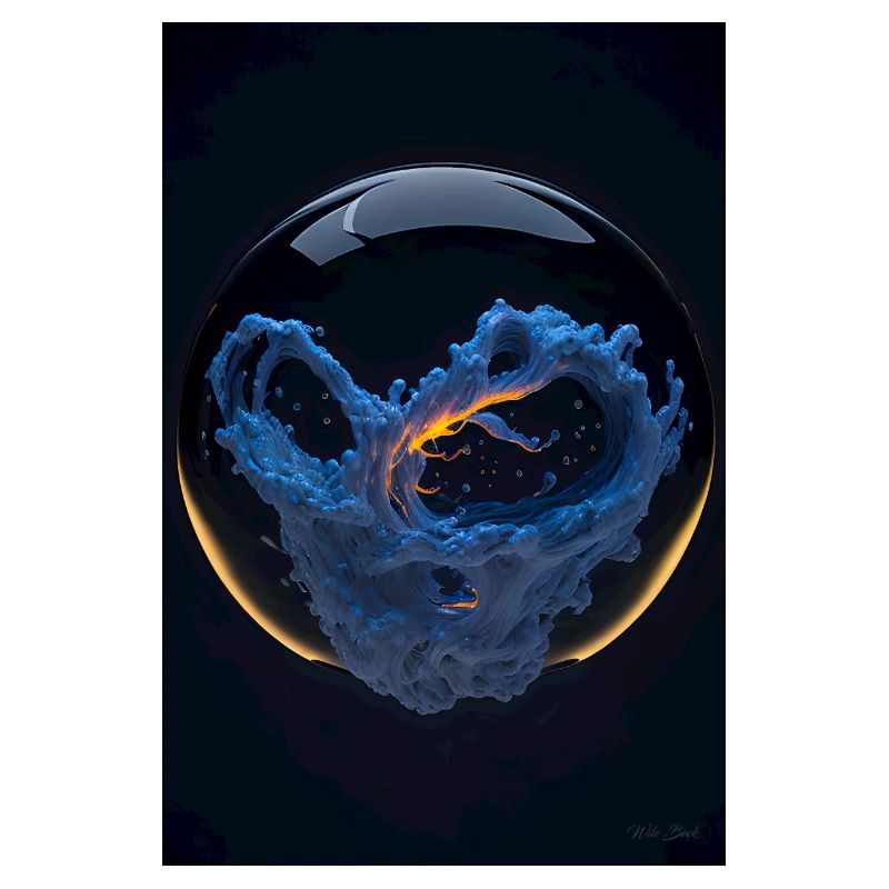 Nuages dans un plasma à bulles 3
