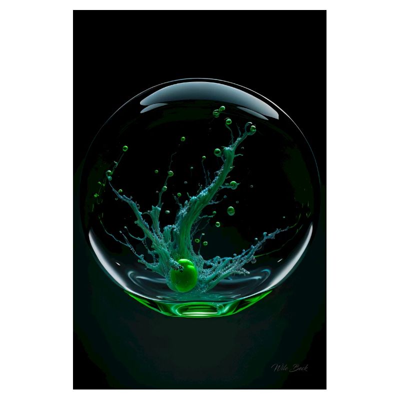 Kaos dans un vert bulle 2