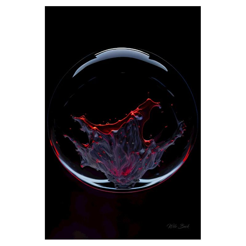 Kaos dans une bulle rouge 1