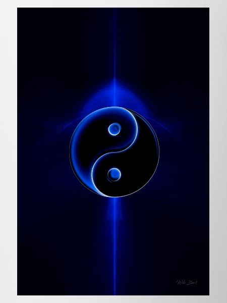 Yin Yang blue 1