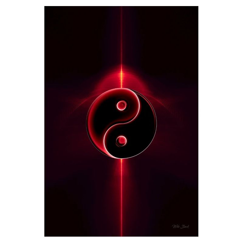 Yin Yang rouge 1