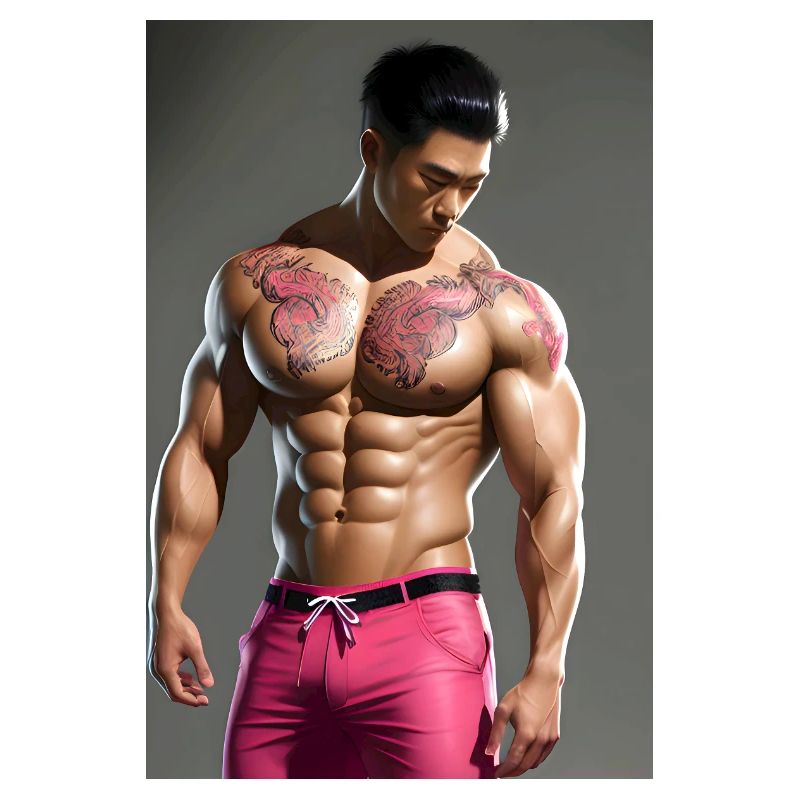 Pinker Drache