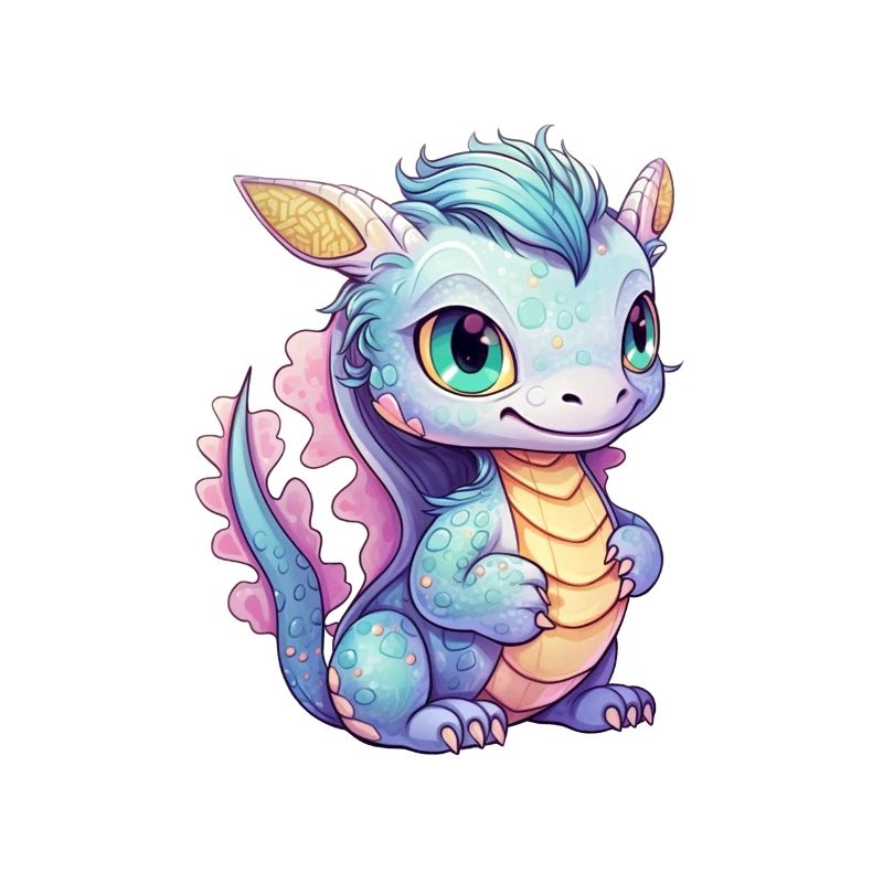 Dragon Kawaii Dessin
