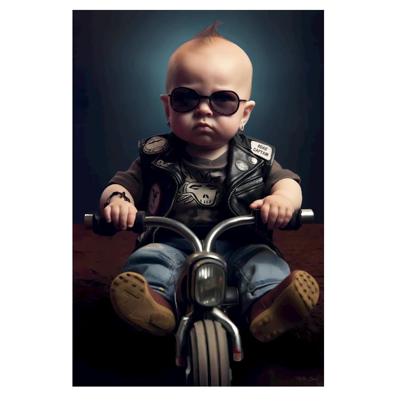 Bébé motard