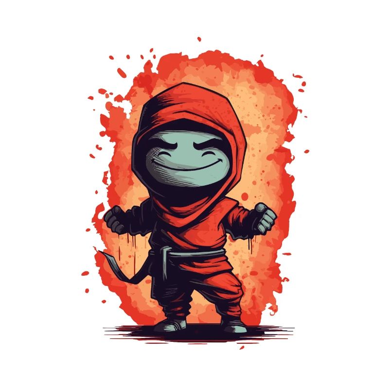 Ninja heureux