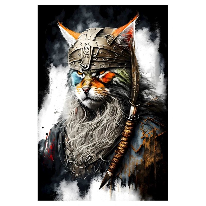 Wikingerkatze in Uniform