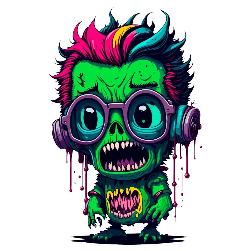 Bunter cooler Zombie