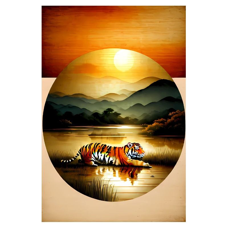 Sleeping tiger