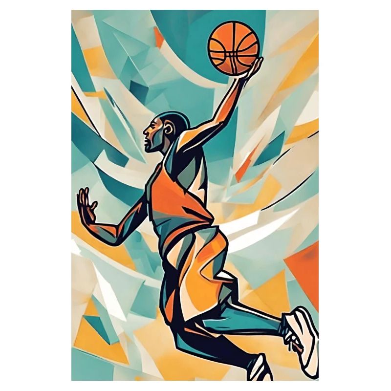 Farbenfroher Slam Dunk Burst