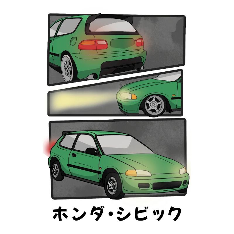 CAR COMIC / HATCHBACK