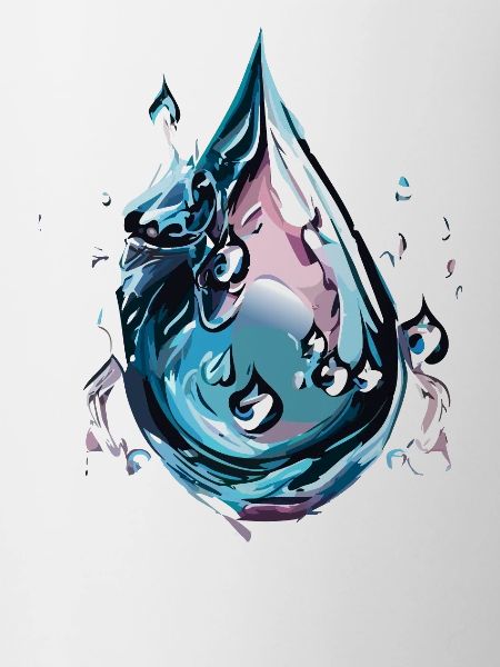 Chrome Water Drop