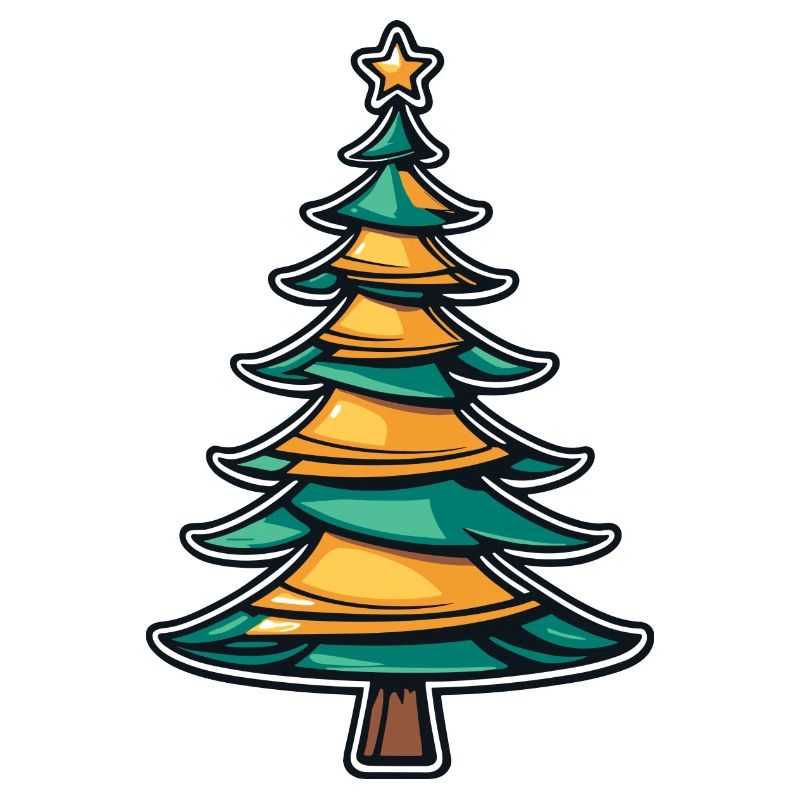 Christmas Tree Christmas Drawing