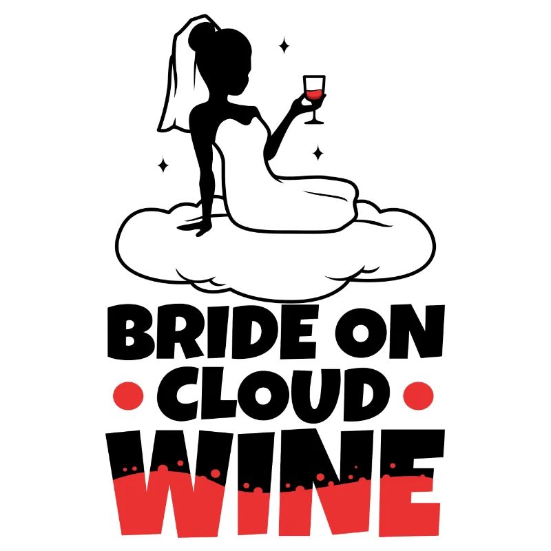 Bride on cloud wine