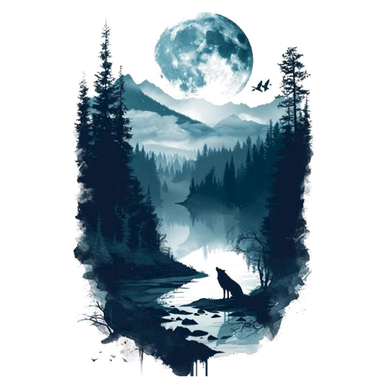 Wolf Howling At The Moon
