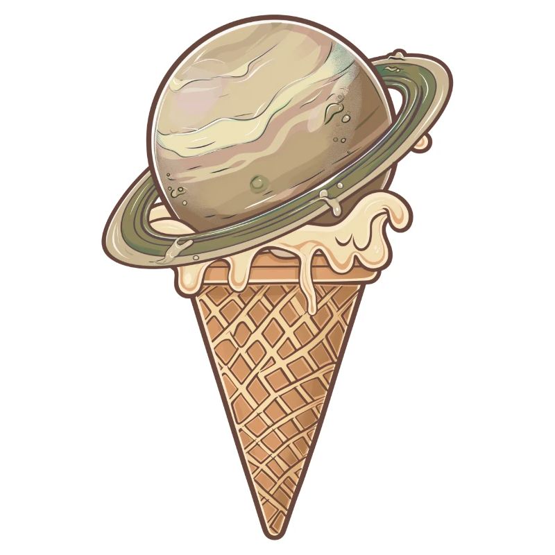Planète de glace Saturne