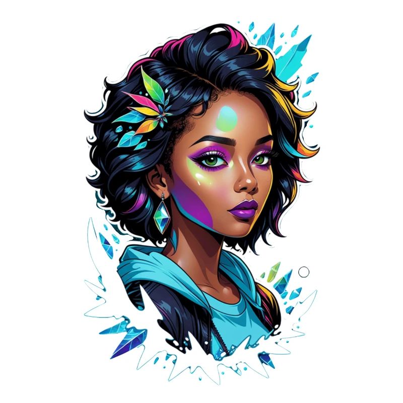 femme afro - beauté