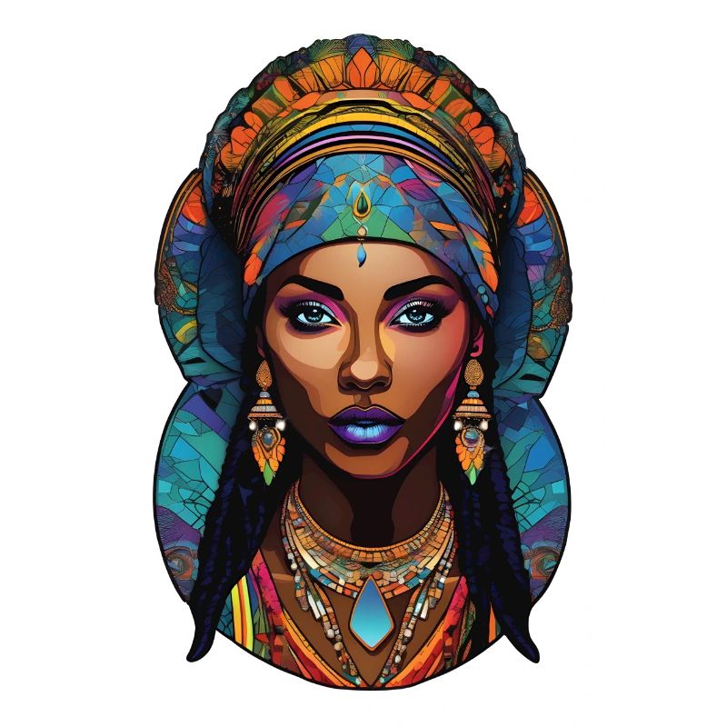 femme afro - beauté