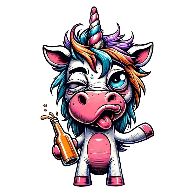 Betrunkenes Einhorn
