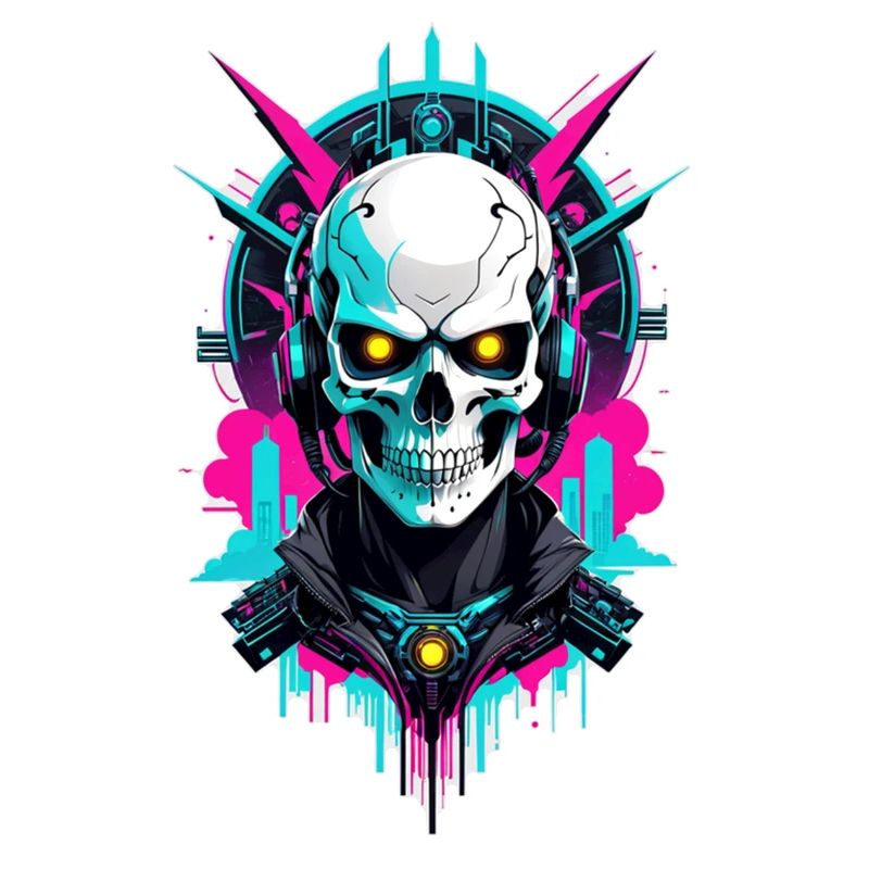 crane steampunk neon