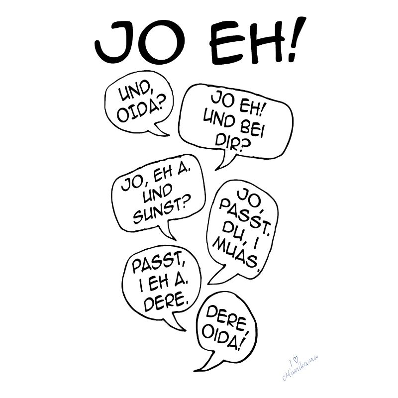 Mimikama "Ja eh" + "Oida"
