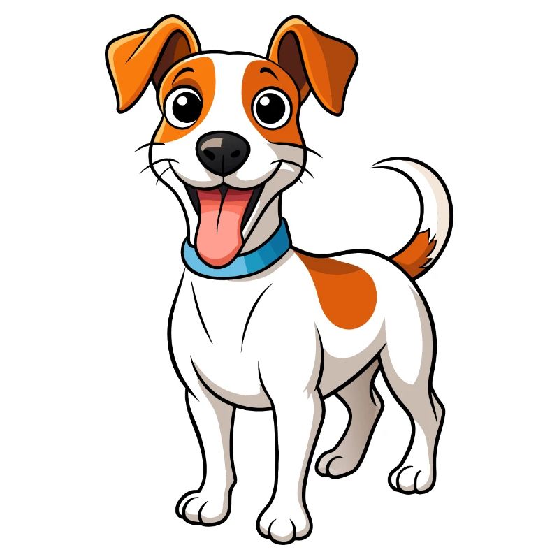 Energetic Jack Russell Terrier