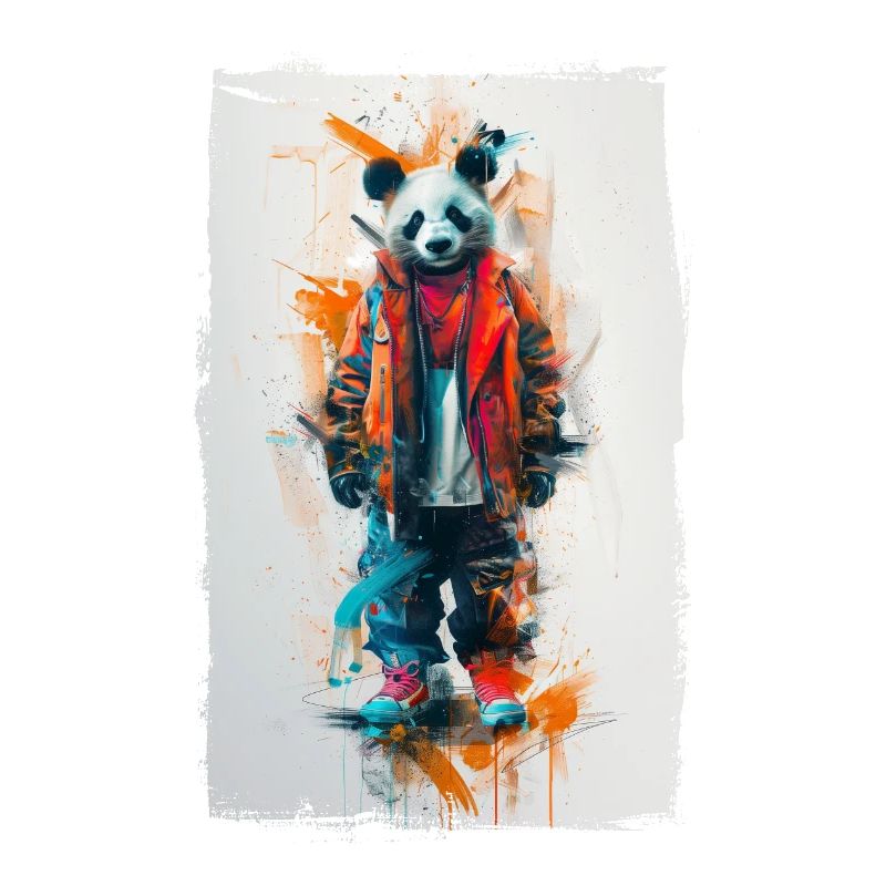 Bunter Panda