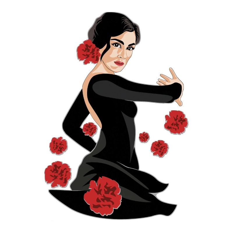 CARNATIONS Flamenco Dancer