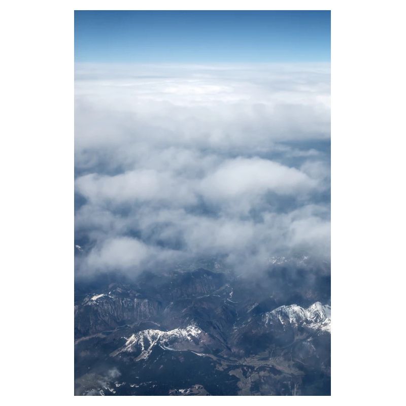 Cloud Formations and the alps near the Zugspitze