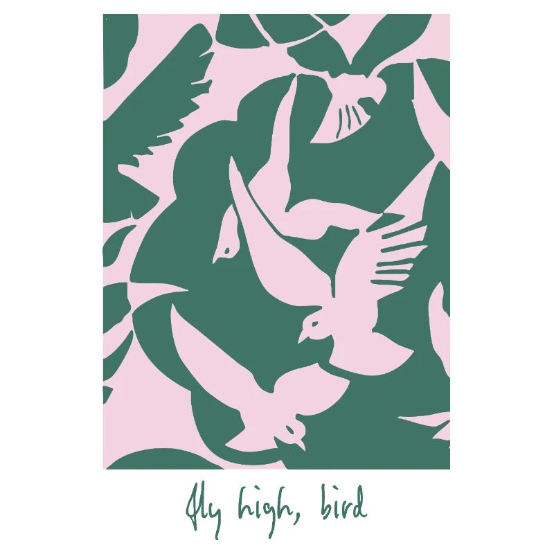 Fly High, Bird – Design d’oiseau élégant