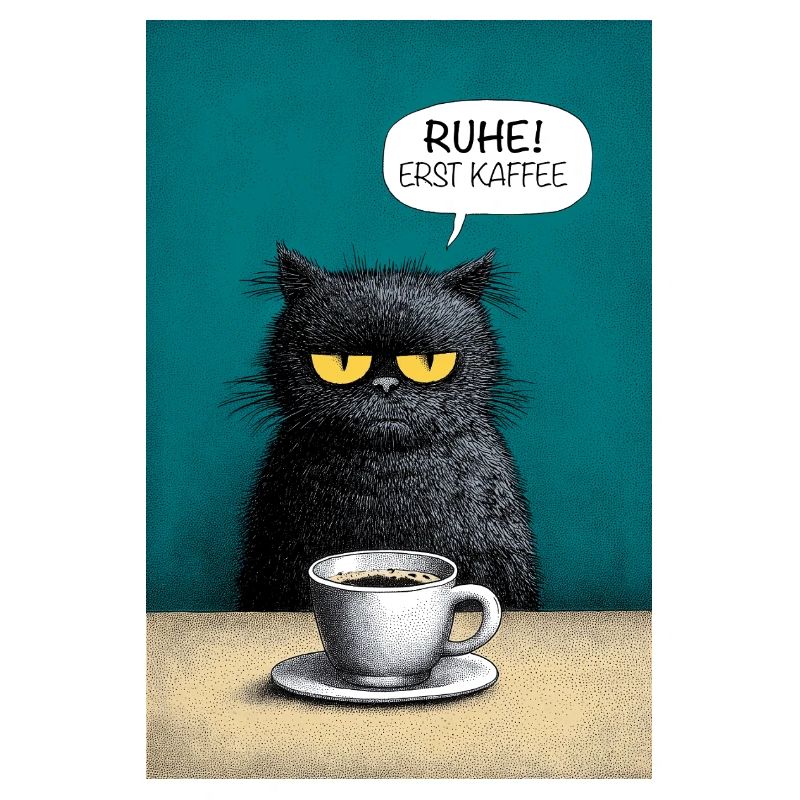 Ruhe, erst Kaffee