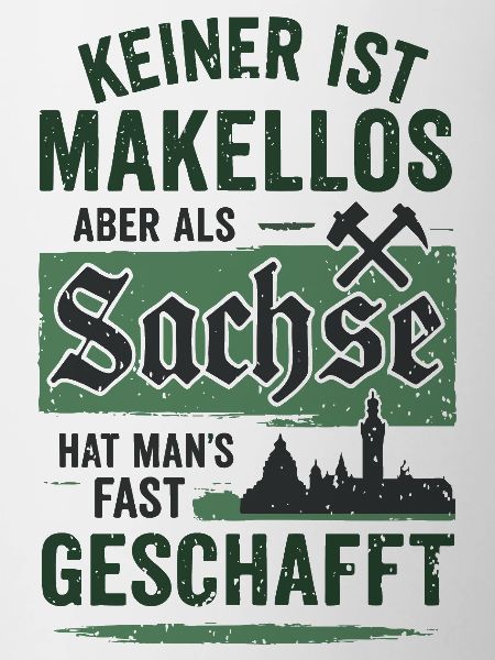 Sachse Fast makellos mit Stolz