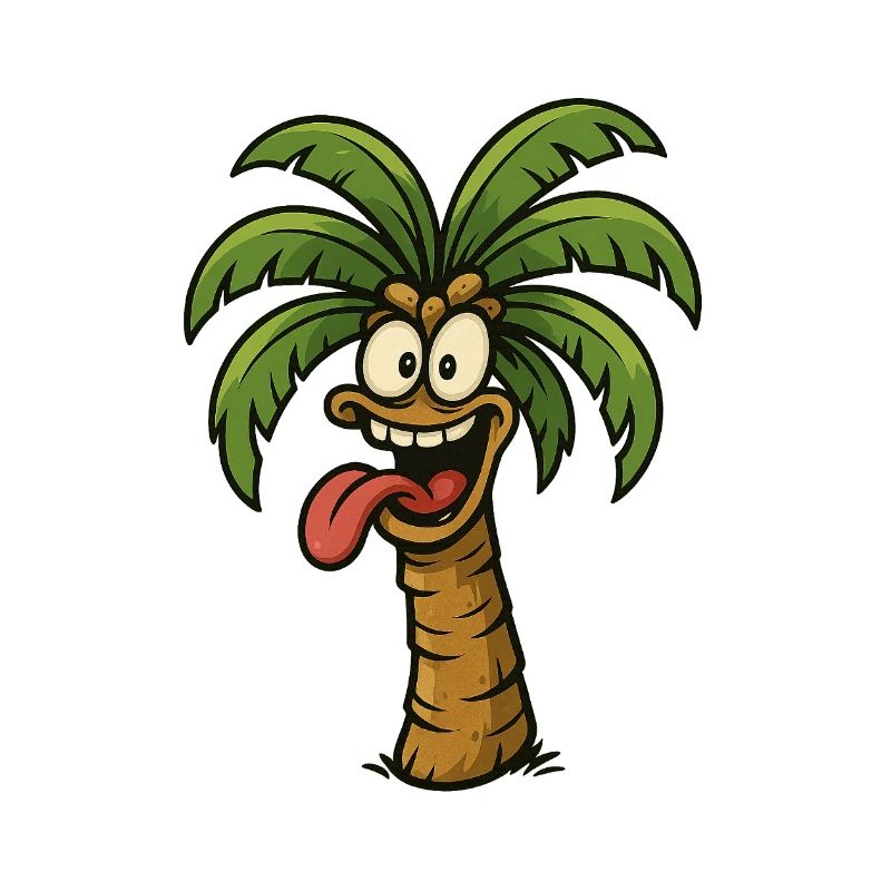 Verrückte Palme