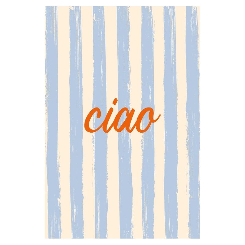 Ciao blau gestreift