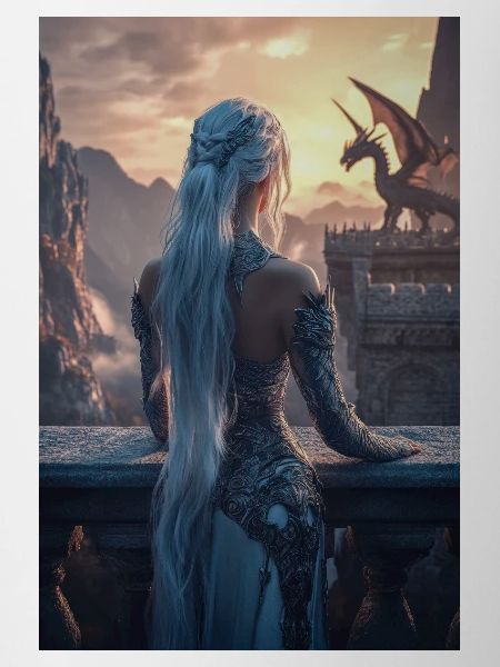 Dragon Queen at Sunset