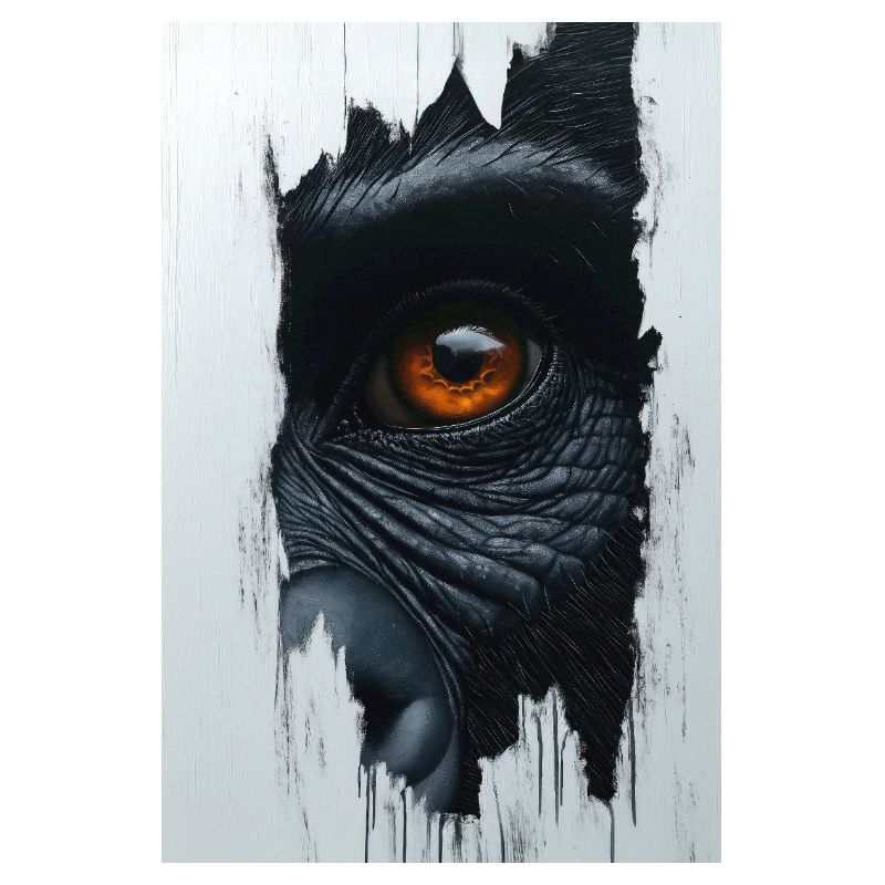 Regard primitif perçant