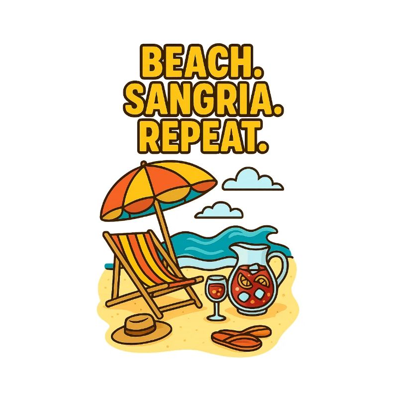 Beach Sangria Repeat Mallorca Spain