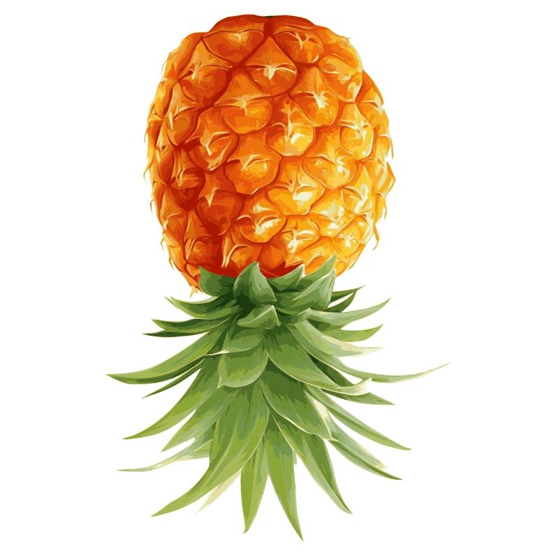 Pineapple is upside down