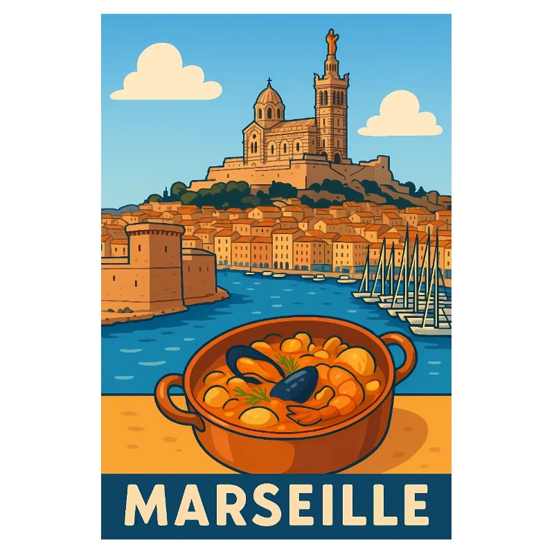 Marseiller Küche in einer ikonischen Landschaft