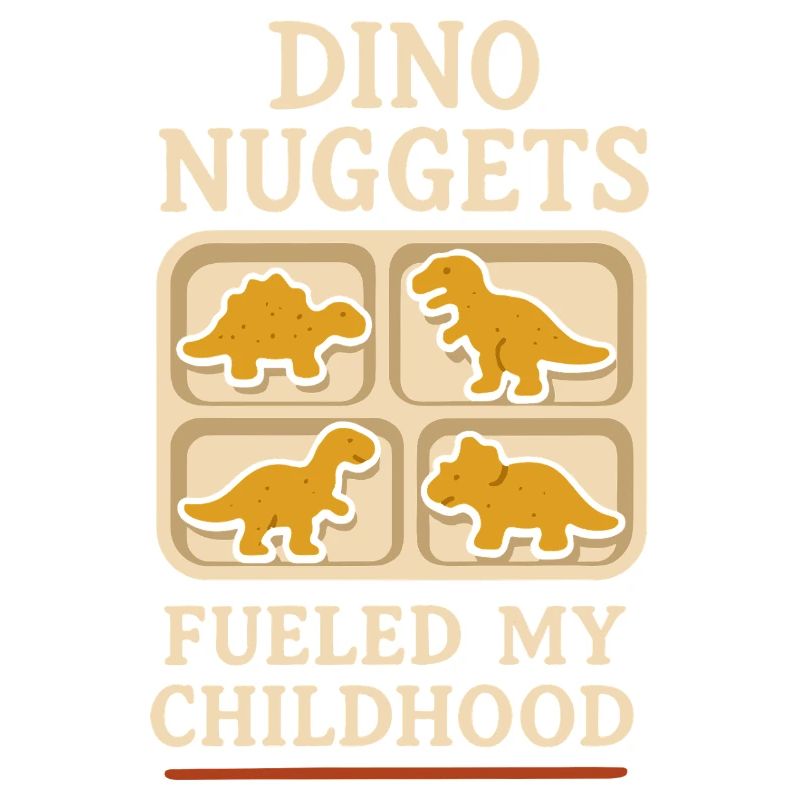 Dino Nuggets Nostalgia Funny Snack Dinosaur