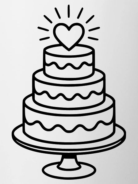 Hochzeit - Hochzeitstorte